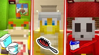 Minecraft  Nintendo High School  BEFORE SCHOOL MORNING ROUTINE 65 [upl. by Tohcnarf413]