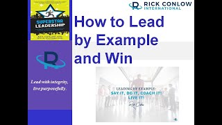 How to Lead by Example and WinLeadership Training [upl. by Aharon]