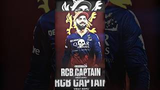 New Captain Of RCB 💀 shorts cricket ipl viratkohli indvsnz [upl. by Melesa508]