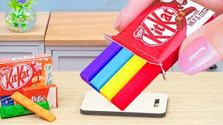 Tiny Rainbow KITKAT Cake 🍰So YUMMY Miniature KitKat CHOCOLATE Cake Recipe🍓Chocolate Cakes Recipes [upl. by Mathre642]