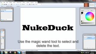 PaintNET Tutorials How to Create Text With an Inner Shadow [upl. by Nerrag]