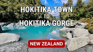 Hokitika Town to Hokitika Gorge  New Zealand Road Trip [upl. by Yessej525]