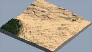 Minecraft Worldpainter timelapse 5 Sand desert and jungle with download [upl. by Porcia]