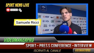 Samuele Ricci post FranciaItalia 13 interview Nations League [upl. by Jania694]