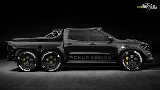 Monster X Is The 6x6 Carbon Fiber MercedesBenz XClass [upl. by Cyndia]