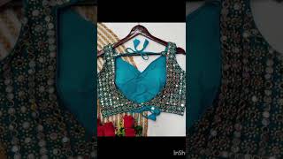 Sleeveless blouse designs blousedesigns blousedesigning ytshorts shortvideo fashion [upl. by Etnomed35]