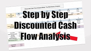 Discounted Cash Flow Analysis DCF Step by Step  How to find the Intrinsic Value of a Stock [upl. by Rotkiv604]