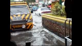 Jeepney Ride in Flooded Boni Avenue in Mandaluyong City Philippines [upl. by Cantlon]