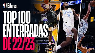 TOP 100 ENTERRADAS da Temporada Regular da NBA 202223 [upl. by Bijan]