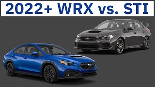 2022 Subaru WRX vs 20152021 WRX STI  Driving Comparison [upl. by Saum]