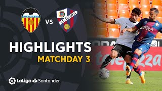 Highlights Valencia CF vs SD Huesca 11 [upl. by Cornish]