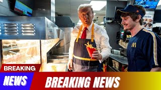 McDonalds Clarifies Its Position On The 2024 Election Following Trumps Visit [upl. by Eanej]