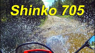 Shinko 705s On CRF300L First Impressions Road Gravel Trail [upl. by Dor]