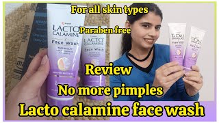 lacto calamine face wash with kaolin clay niacinamide amp vitamin E  REVIEW  Best for oily skin 💁 [upl. by Nugent]