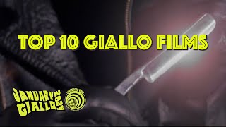 Top 10 Giallo Films Cinematic Void Vlog 59 [upl. by Aierb793]