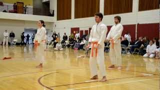 2012 U of M Karate Tournament  Team Kata [upl. by Enylrac453]