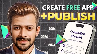 How to Make a FREE Android app in 2024  Publish in Play Store ▶️ [upl. by Whyte294]