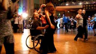 Ceroc Champs 2009 Wheelchair dancer in Lucky Dip Category [upl. by Ashien758]