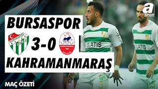 Bursaspor 30 Kahramanmaraşspor  MAÇ ÖZETİ  Nesine 3 Lig  13102024 [upl. by Ainevul]