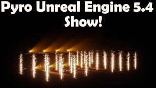 😲 Unreal Engine 54 Pyro Show Eminem🤫 [upl. by Renell]