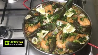 Seafood Paella Easy Recipe [upl. by Galloway]