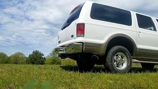 73 Excursion 5 inch exhaust with 38R Turbo [upl. by Nolra]