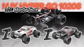 PREVIEW MJX HYPER GO 10208 BRUSHLESS 3S 4S MONSTER TRUCK [upl. by Yruoc]