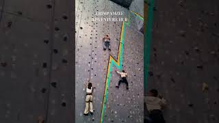 Rock climbing in kathmandu 🧗‍♀️ Crimpanzee Adventure Hub rockclimbing kathmandu adventure [upl. by Kamila]