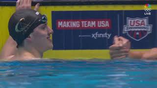 Thomas Heilman is youngest to qualify since Phelps  US Olympic Swimming Trials presented by Lilly [upl. by Jenica]