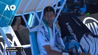 Djokovic amp Istomin shall we skip to the end  Australian Open 2017 [upl. by Eiboj134]