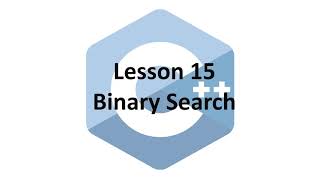 C Lesson 15  Binary Search COMP2011 [upl. by Nywloc]