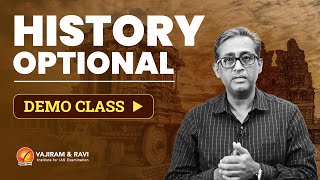 History Optional Demo Class  Vajiram and Ravi [upl. by Selemas]