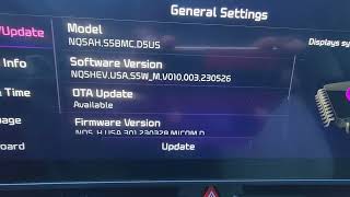 23 Kia Sportages Hybrid October Software update installation [upl. by Oinotnaocram]