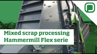 Mixed scrap processing hammermill Flex serie [upl. by Ialocin]