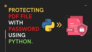 Protecting pdf file with password using Python [upl. by Sugirdor]