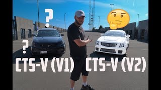 CTSV  1st Gen Sedan vs CTSV 2nd Gen Coupe [upl. by Nangem]