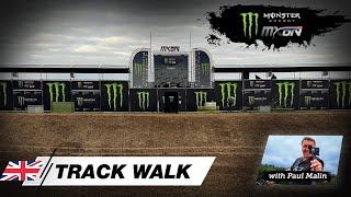 Track walk with Paul Malin  Monster Energy FIM Motocross of Nations 2024 MXGP Motocross [upl. by Llehsal]