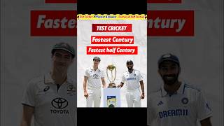 Test Cricket में Fastest Century amp Fastest Half Century And Slowest Century amp Slowest Half Century 🤔 [upl. by Rashida]