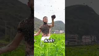 This guy is covered with bees 😨 [upl. by Zilevi809]