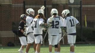 Towson Mens Lacrosse Holds Off the Hoyas 1110 [upl. by Quartus]