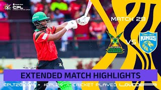 Extended Highlights  Guyana Amazon Warriors vs St Lucia Kings  CPL 2024 [upl. by Murtha]