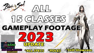 Blade amp Soul  All 15 Classes All spec Skill Effects Showcase Footage 2024 [upl. by Rodriguez609]