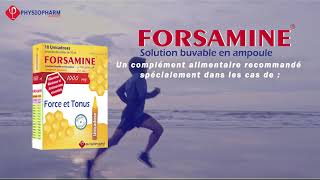 Forsamine 1000 mg unicadose  Laboratoires Physiopharm [upl. by Yelsnik]