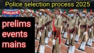 telangana police selection process  telangana police notification 2025 [upl. by Justis331]