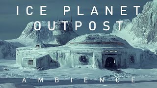 I C E P L A N E T  Outpost Ambience  Ambient Synthwave [upl. by Oriel810]