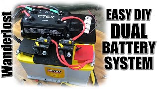 Affordable Dual Battery Setup Using DCDC ChargerEasy DIY [upl. by Fern586]