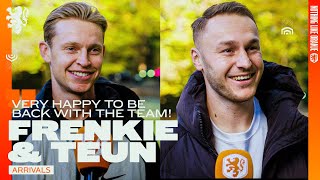 FRENKIE de Jong amp Teun KOOPMEINERS are back 😍  INTERVIEW [upl. by Sutniuq]