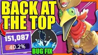 TOP WIN RATE ATTACKER again after DIVE CRAMORANT BUG FIX  Pokemon Unite [upl. by Reine266]