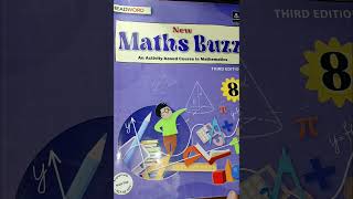 New Maths Buzz Class8  class8math newmathsbuzz mathheadword mathclass8 solution shortsyt [upl. by Calmas]