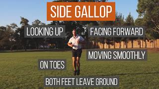 Fundamentals Movement Skills Side Gallop [upl. by Jelle]